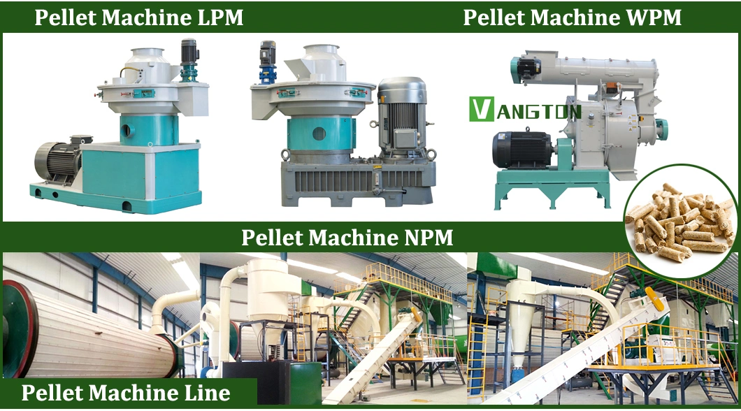 Ring Die Pelletizer 560 760 860 Model Rice Husk Straw Sawdust Biomass Wood Pellet Machine/Mill for Wheat Straw Coconut Palm Leaf Briquette Pelletizing