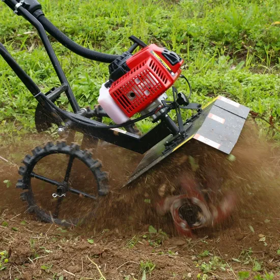 Mini Power Tiller Multifunctional Gasoline Tiller Farm Cultivator with Tools