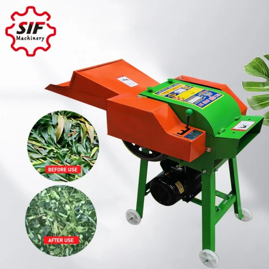 Sif Good Price Agricultrual Machinery Mini Silage Crusher Machine Hay Chaff Cutter Machine